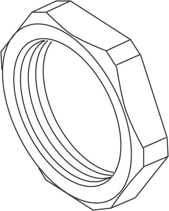 Actual product image HKL hexagon nut (M20)