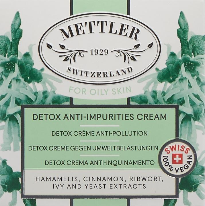 Immagine prodotto Mettler1929 Crema Detox contro l'inquinamento ambientale Inquinamento ambientale (50 ml, Crema 24h)