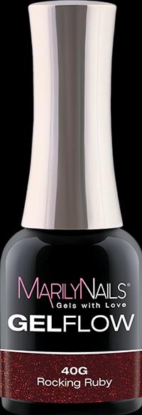 Marily Nails GELFLOW – 40G Rocking Ruby (Rocking Ruby, UV-Gel Lack)