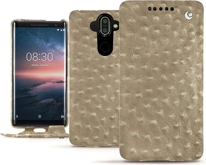 Actual product image Noreve Leather cover vertical (Nokia 8 Sirocco)