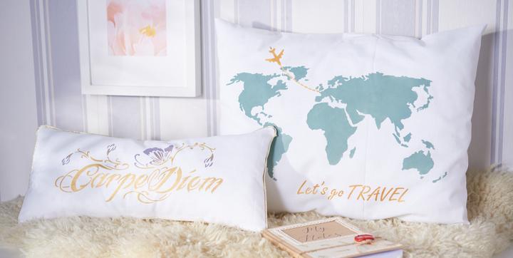 Image du produit VBS Pochoir "Carte du monde lets go travel", A3