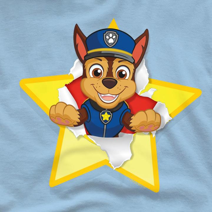 Actual product image Paw Patrol Mens Chase Torn Star T-Shirt (3XL)