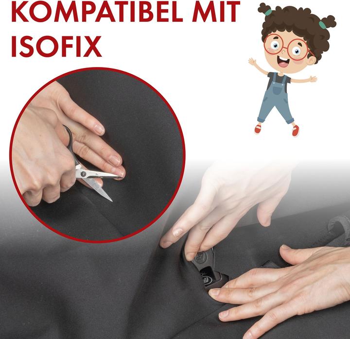 Produktbild Walser PKW Sitzauflage Neopren, Auto-Sitzaufleger für Rücksitzbank, schwarz