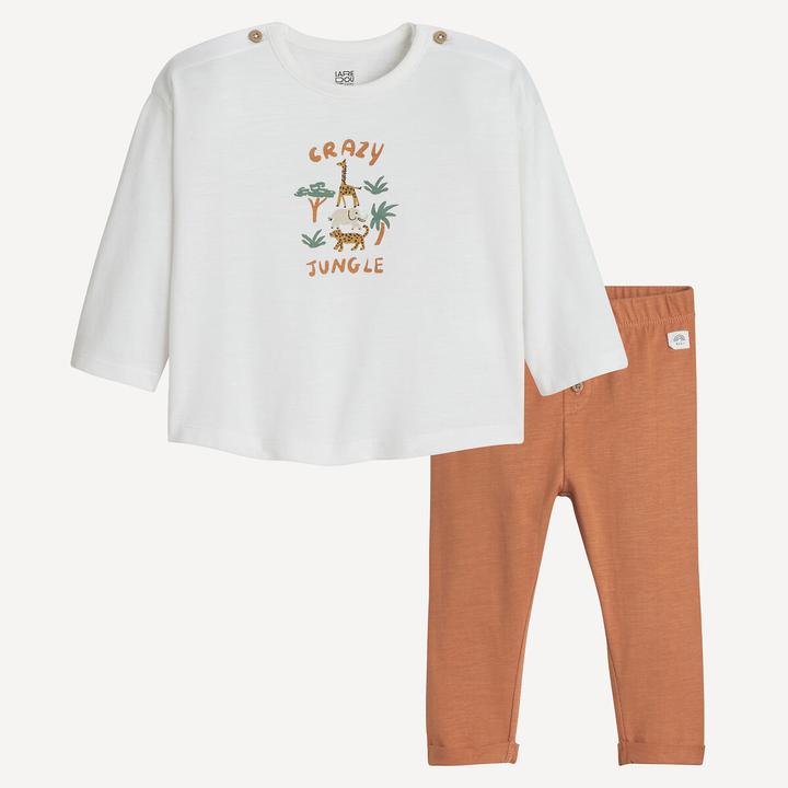 La Redoute Collections 2-teiliges Set aus Shirt und Leggings