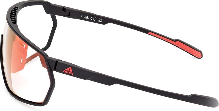Actual product image adidas SP0088 Photochromic Mirror Cat. 0-3 (Mat Black, Matte Black Ink)