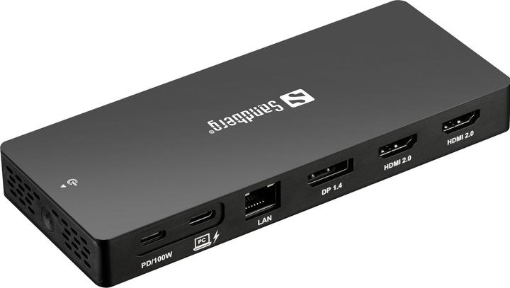 Immagine prodotto Sandberg DockingStation Pro USB-C 13in1 (USB-C, 13 Porti)