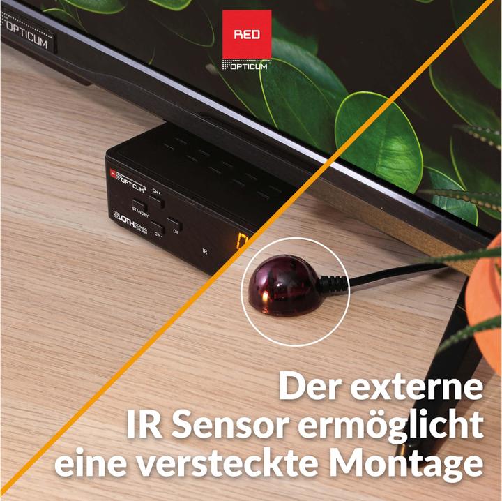 Produktbild Opticum SAT-Receiver Red Sloth Combo plus mini (DVB-T/T2, CI+-Schacht)