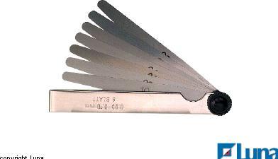 Produktbild Limit Luna Set Radienlehre, 0.05 – 1.00 mm (13 Blätter)