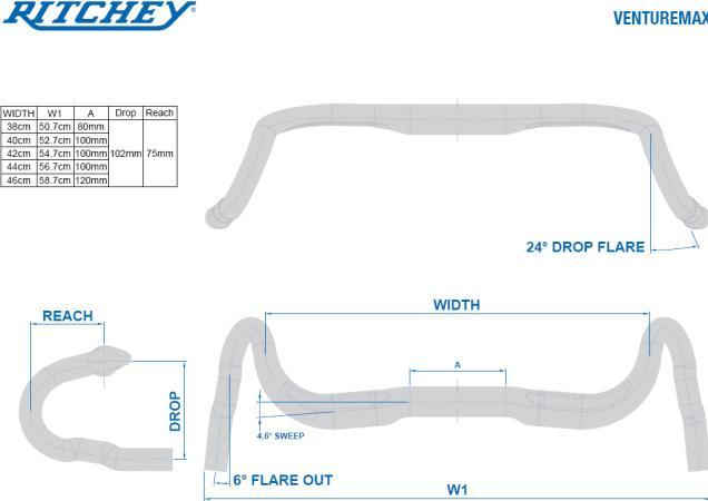 Immagine prodotto Ritchey WCS Venture Max V2 Di2 Road (440 mm)