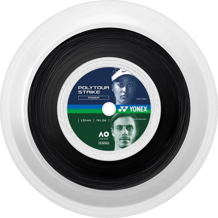 Yonex TPTST125-200m Poly Tour Strike Rolle 200m iron gray, 1,25mm