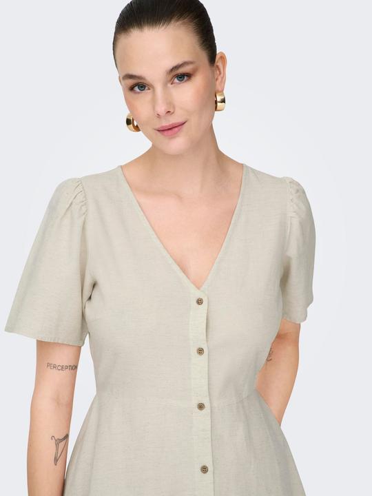 Image du produit Only Onlvita Life Linen S/S Short Dress Wvn (L)