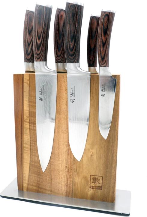 Actual product image Wakoli Edib Series Set of 6 with knife block