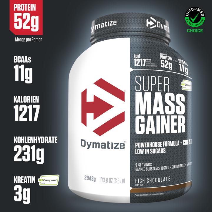 Produktbild Dymatize Super Mass Gainer (Schokolade, 1 Stk., 2943 g)