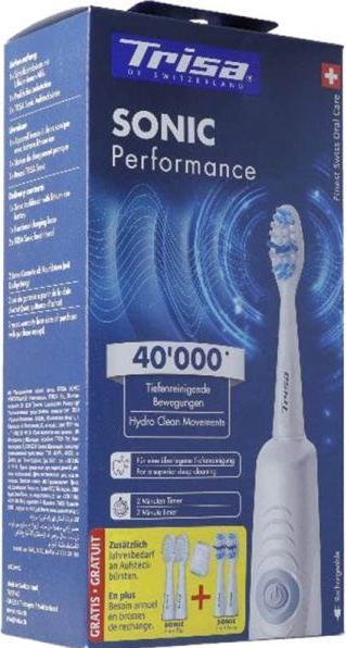 Image du produit Trisa Sonic Performance Schallzahnbürste Promo mit 5 Refils (Brosse à dents sonique)