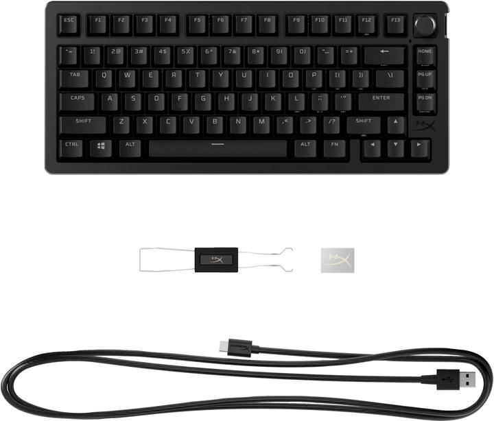 Immagine prodotto HyperX Tastiera meccanica da gioco Alloy Rise 75% (USA) (US, Cablato)