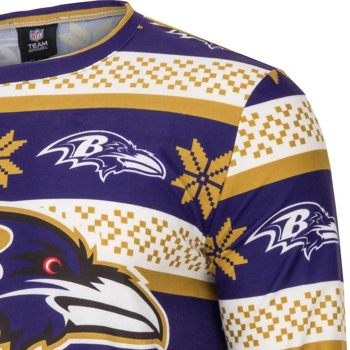 Produktbild Foco NFL Winter XMAS Pyjama Schlafanzug Baltimore Ravens - M (M)