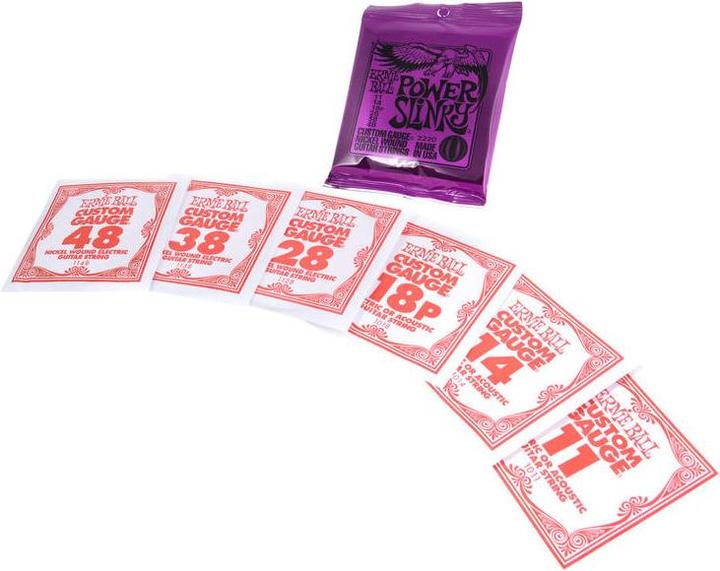 Immagine prodotto Ernie Ball Potenza Slinky (6 x, Chitarra elettrica, 0.05")