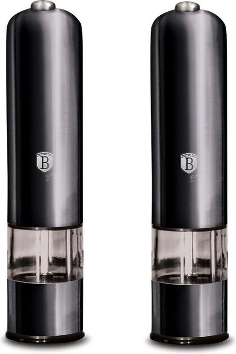 Actual product image BerlingerHaus Elektrische Pfeffer- und Salzmühle 2er-Set Carbon Pro Edition (Pepper, Salt)