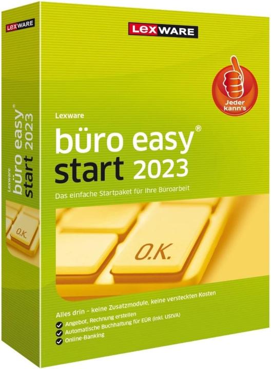 Produktbild Lexware büro easy start 2023 Jahresversi (1 User, 12 Monate)