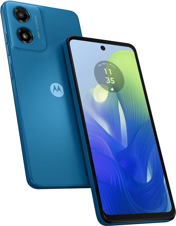 Actual product image Motorola moto g04s (64 GB, Satin Blue, 6.60", Dual SIM, 50 Mpx, 4G)