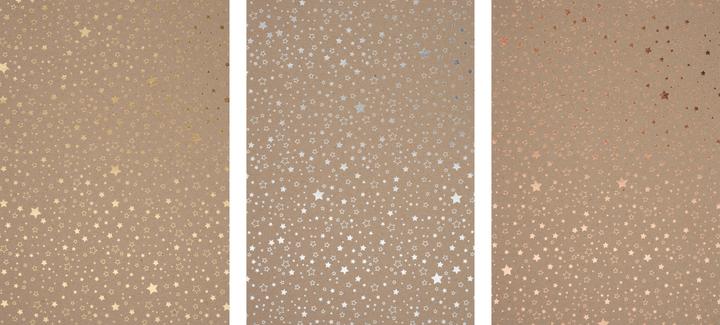 Produktbild Heyda Naturkarton "Sterne", 50 x 70 cm, 220g/m² (220 g/m², 1 x)