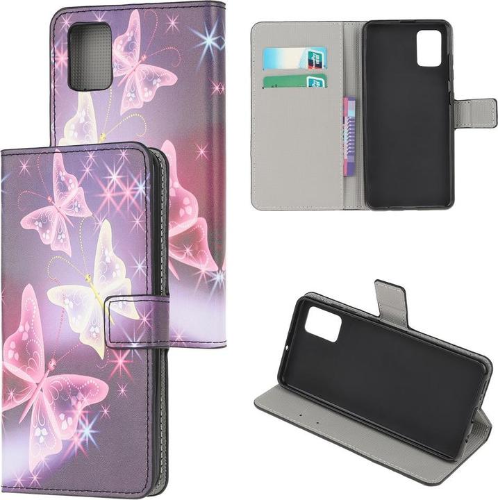 Actual product image Cover-Discount Galaxy S10 Lite - leather case butterfly purple (Samsung Galaxy S10 Lite)