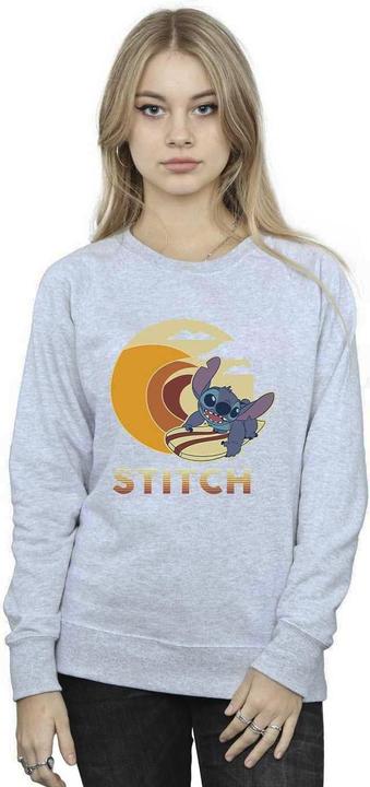 Actual product image Disney Womens/Ladies Lilo & Stitch Summer Waves Sweatshirt (XL)