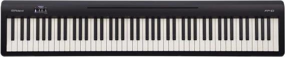 Roland Digital Piano FP-10 Schwarz mit Kopfhörer (88 Keys)