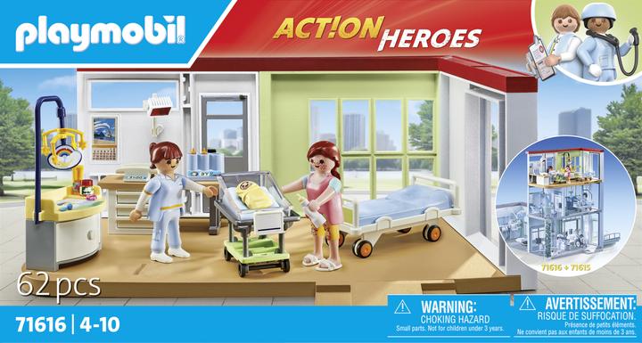 Actual product image Playmobil Maternity ward (71616, Playmobil Action Heroes)