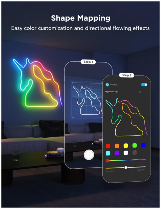 Image du produit Govee Neon (RGBIC, 300 cm, Intérieur)