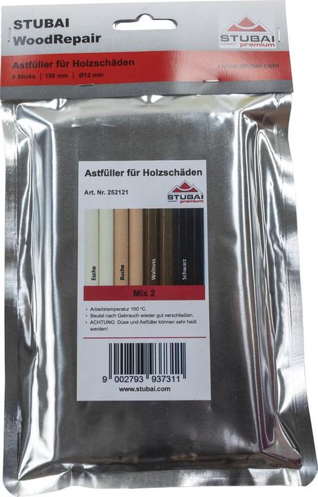 Stubai WoodRepair Kompakt-Beutel, Mix 2, 8 Sticks