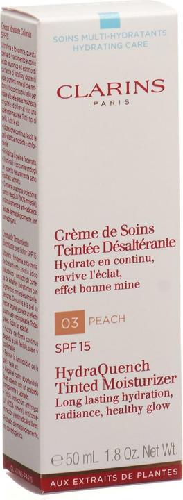 Image du produit Clarins Crème Hydratante Teintée Multi-Hydratante N° 03 Peach (50 ml, Crème de jour teintée, SPF 15)