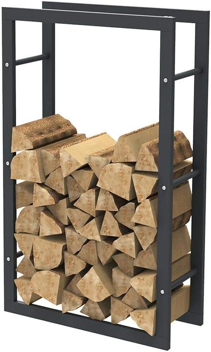 Actual product image Bakaji Holzregal für Kamin oder Ofen (100 x 25 x 60 cm)