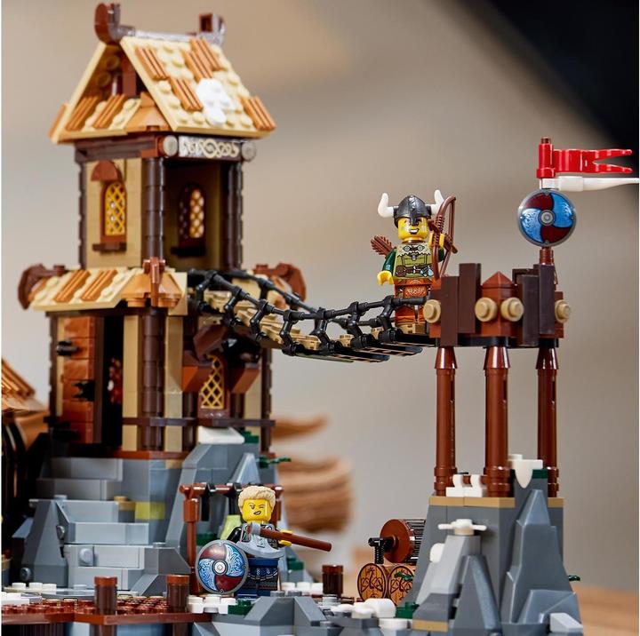 Actual product image LEGO Ideas Viking Village (21343, LEGO Ideas, LEGO Rare Sets)