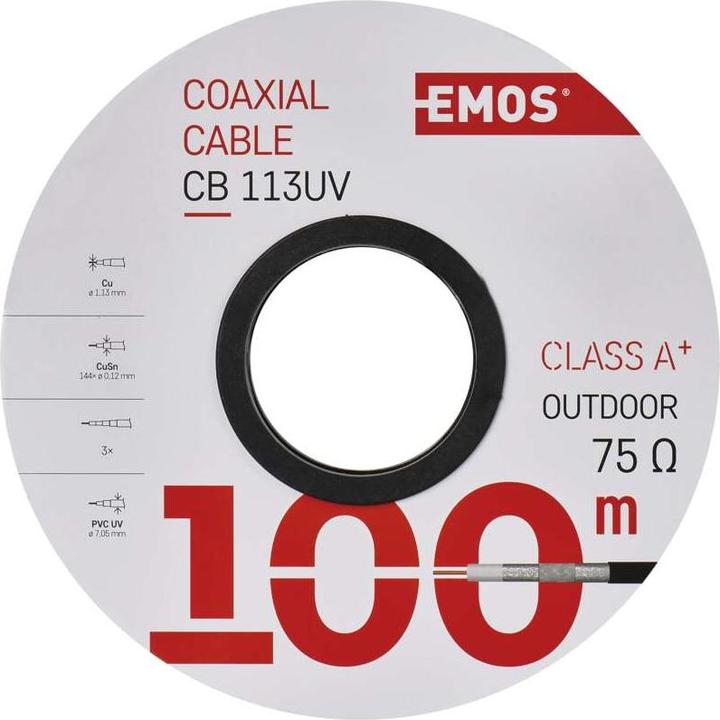Produktbild Emos Koaxialkabel CB113UV, 100m (Antennenkabel)