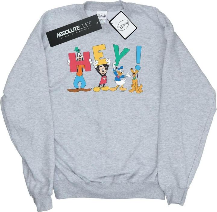 Disney Mickey Mouse Friends Hey Sweatshirt (S)