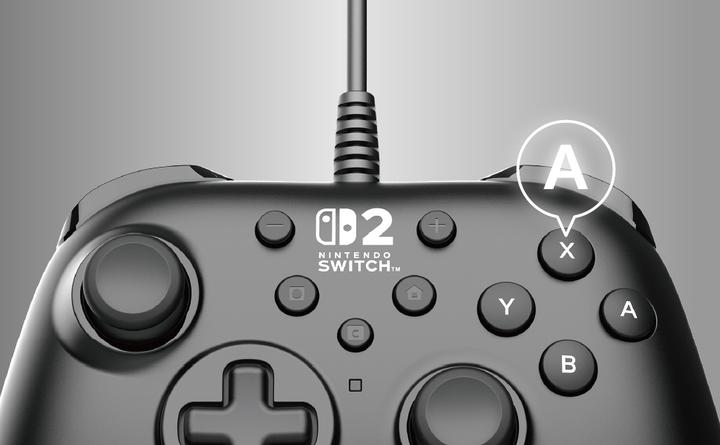 Immagine prodotto HORI NSW2 Controller wired HORIPAD Turbo schwarz offiziell lizenziert (Switch 2)