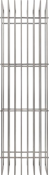 Image du produit CLP Support pour bois de chauffage Irving 40x50x150, acier inoxydable (40 x 50 x 150 cm)
