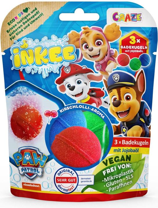 Craze Inkee Badekugeln 3er Pack Paw Partol (Badekugeln)