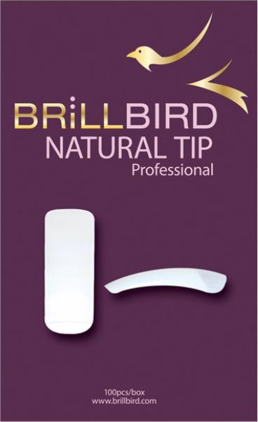 Immagine prodotto BrillBird Scatola di punte naturali da 100 pezzi Taglia 1-10