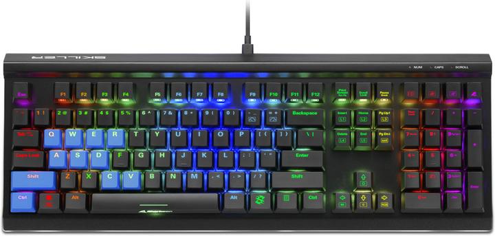 Produktbild Sharkoon SKILLER SGK60 Tastatur USB QWERTY US Englisch (US, Kabelgebunden)