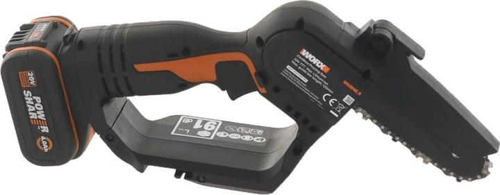 Productafbeelding Worx Accu snoeizaag voor één hand 20V (Accu kettingzaag)