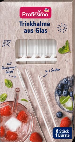 Image du produit dm Profissimo Trinkhalme aus Glas (6 x)