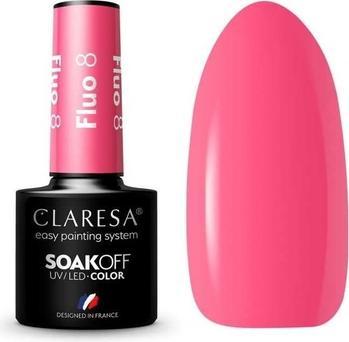 Claresa 8 Fluoreszierender UV-Nagellack 5ml (Rosa, Farblack)