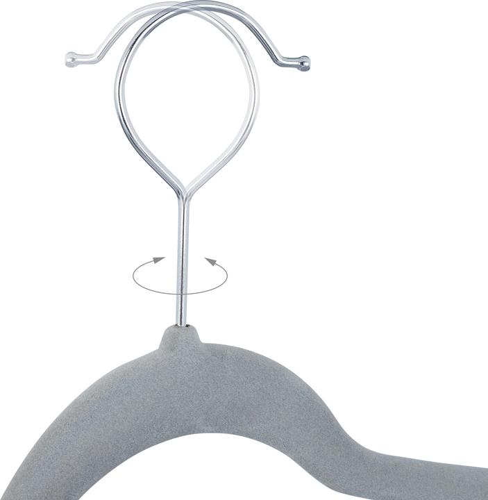 Produktbild Relaxdays Samtbügel (12 x)