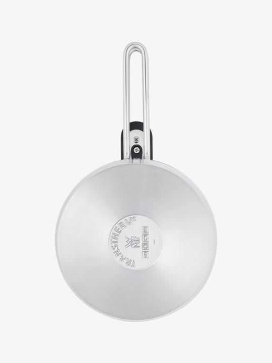 Produktbild WMF Kochtopf Simmertopf 18cm mit Temperaturanzeige Topf 1,5l Edelstahl Induktion (18 cm, Kochtopf, Edelstahl)