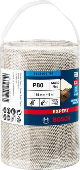 Produktbild Bosch Professional Zubehör EXPERT M480 Schleifnetzrolle, 115 mm, 5 m, G 80 (80)