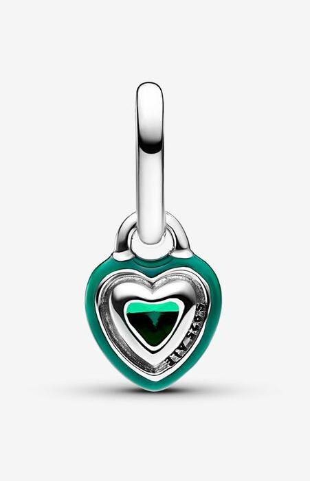 Produktbild Pandora ME Grünes Chakra Herz Mini Charm Anhänger (Emaille)
