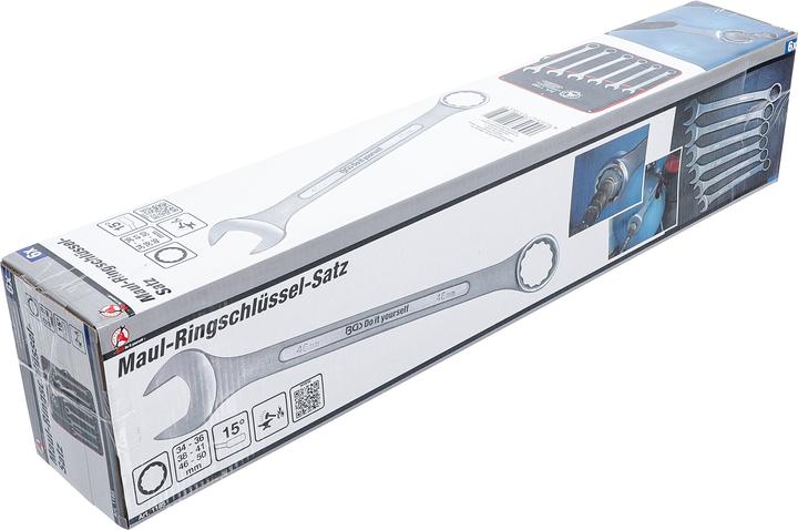 Produktbild BGS Maul-Ringschlüssel-Satz (50 mm, 41 mm, 34 mm, 46 mm, 38 mm, 36 mm)