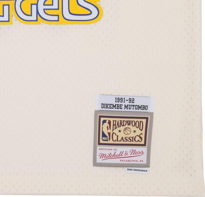 Produktbild Mitchell & Ness Swingman Jersey Denver Nuggets OFF-WHITE Dikembe Mutombo - S (S)